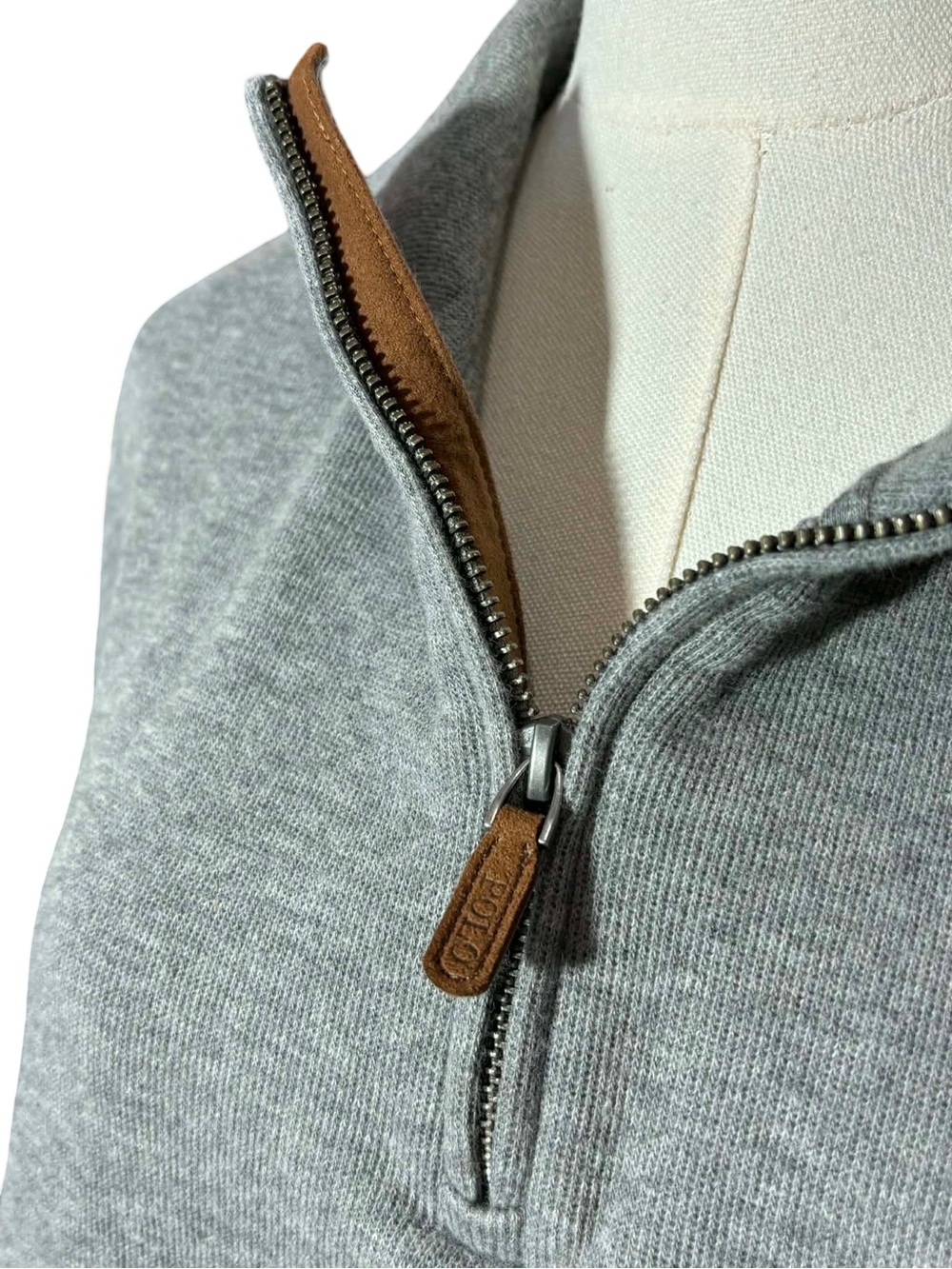 Polo Ralph Lauren Double Knit Jaquard Half Zip Sweater - Picture 5 of 5
